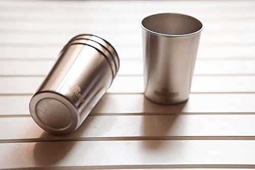 Stainless Steel Pint Cup | Stacking & Reusable Drinking Set for Hot & Cold Drinks | Anti Scratch, Non Slip, Non Fade