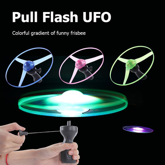 Pull Line Saucer Toy