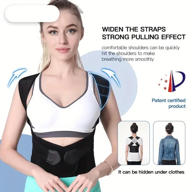 Roro™️ - Posture Pro Adjustable Back Posture Corrector/ Neck & Back Pain Reliever Belt for Women & Men