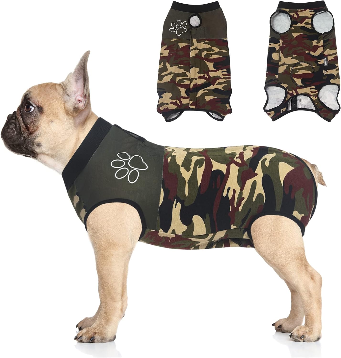 Adjustable Anti-Lick Dog Recovery Suit - Surgical Pet Suit