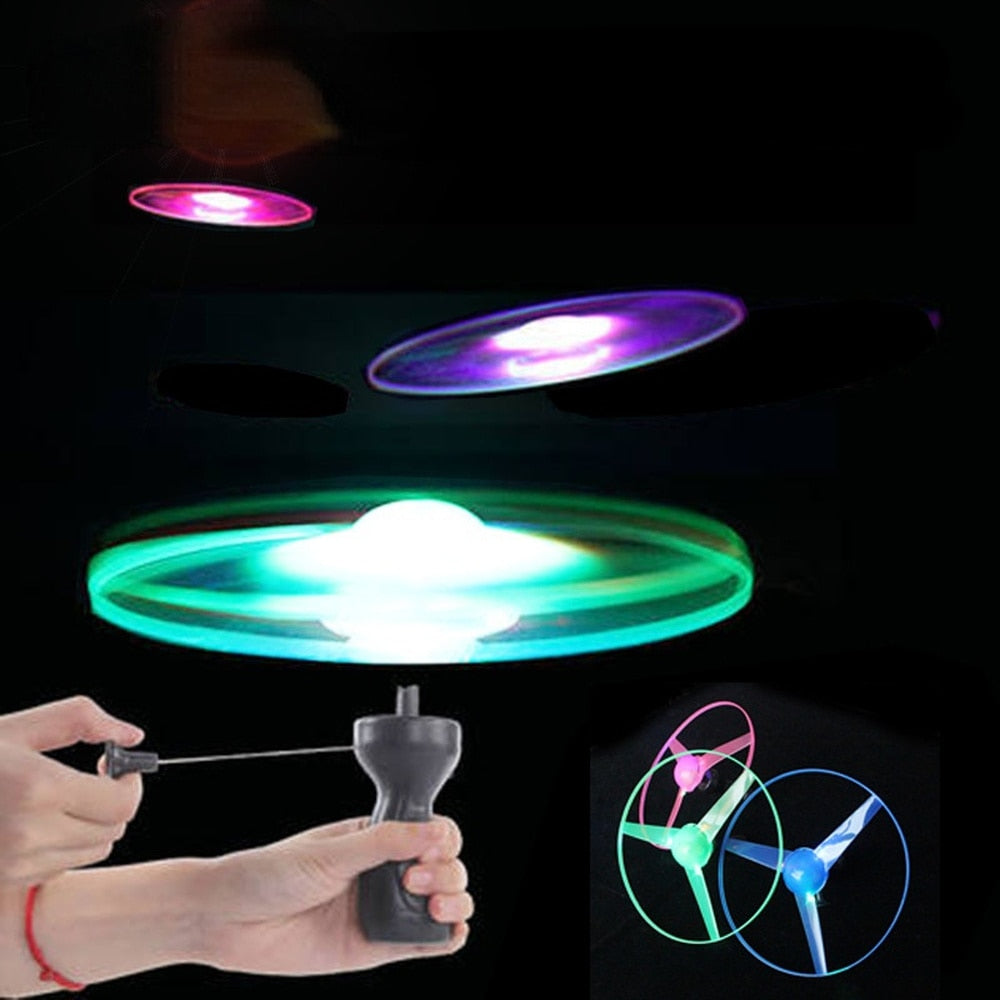 Pull Line Saucer Toy