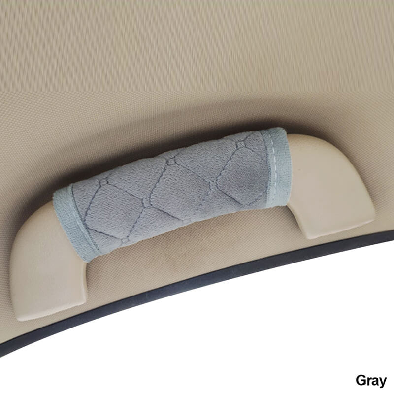 Car Interior Door Handle Cover Soft Plush Internal Auto Roof Holder Protector