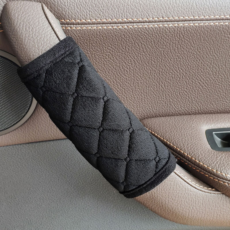 Car Interior Door Handle Cover Soft Plush Internal Auto Roof Holder Protector