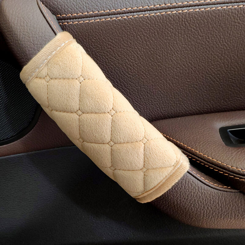 Car Interior Door Handle Cover Soft Plush Internal Auto Roof Holder Protector