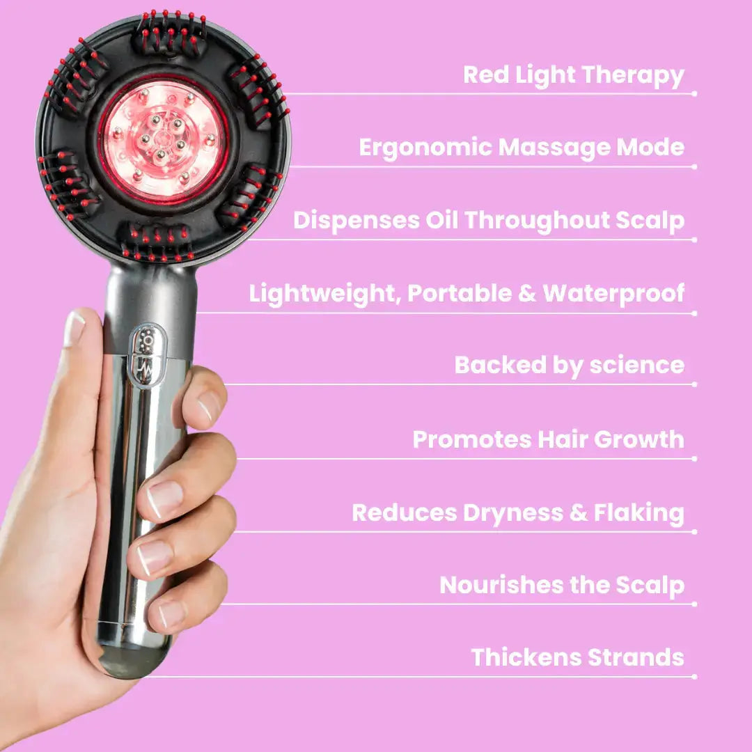 LUMINESCE 3-IN-1 Scalp & Hair Growth Therapy Brush