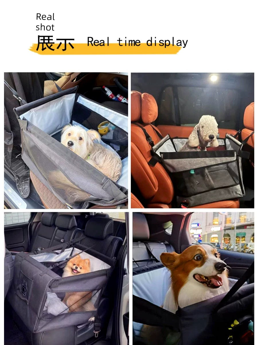 Car Kennel Puppy Seat Handy Gadget Dog Car Seat Car Pet Mat Front Row Dog Outing Safety Seat