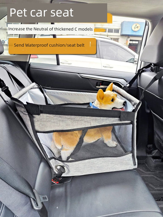 Car Kennel Puppy Seat Handy Gadget Dog Car Seat Car Pet Mat Front Row Dog Outing Safety Seat