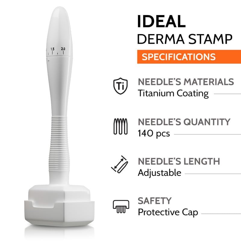 Adjustable Derma Stamp with Titanium Needles