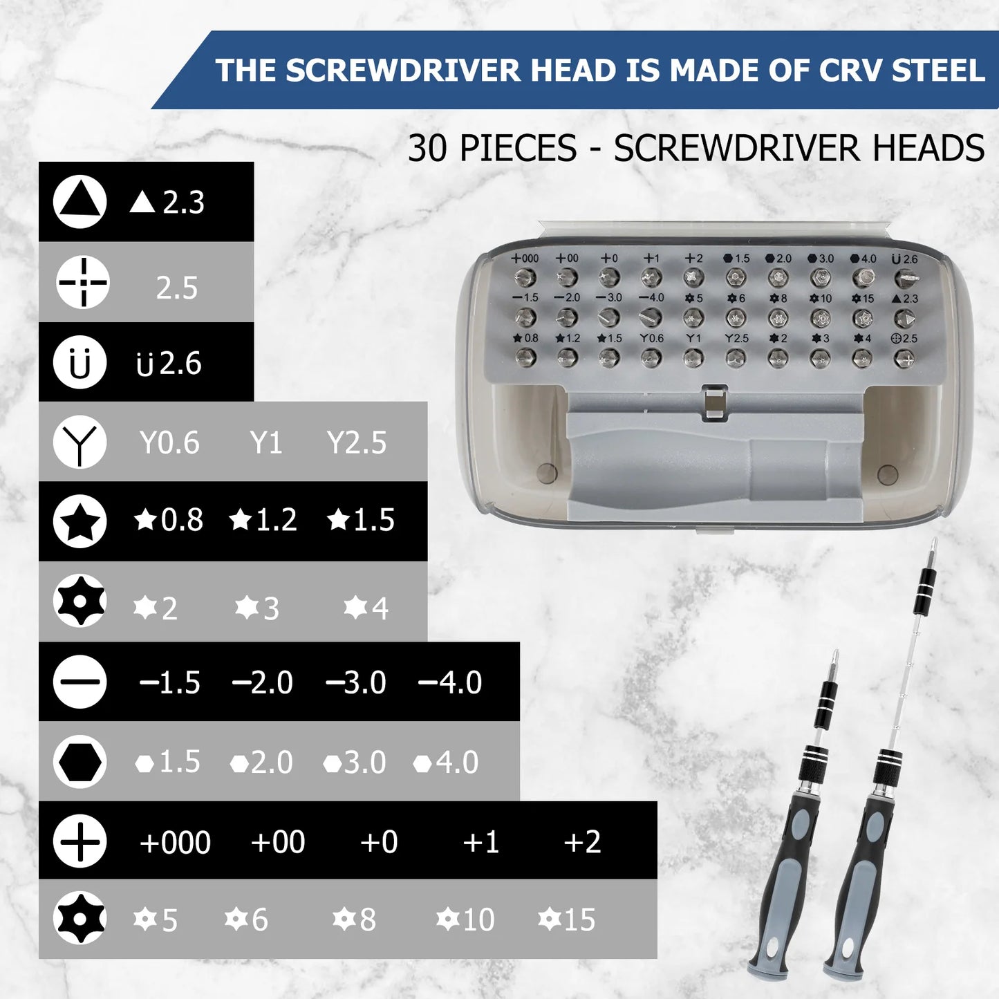 128-In-1 Screwdriver Set