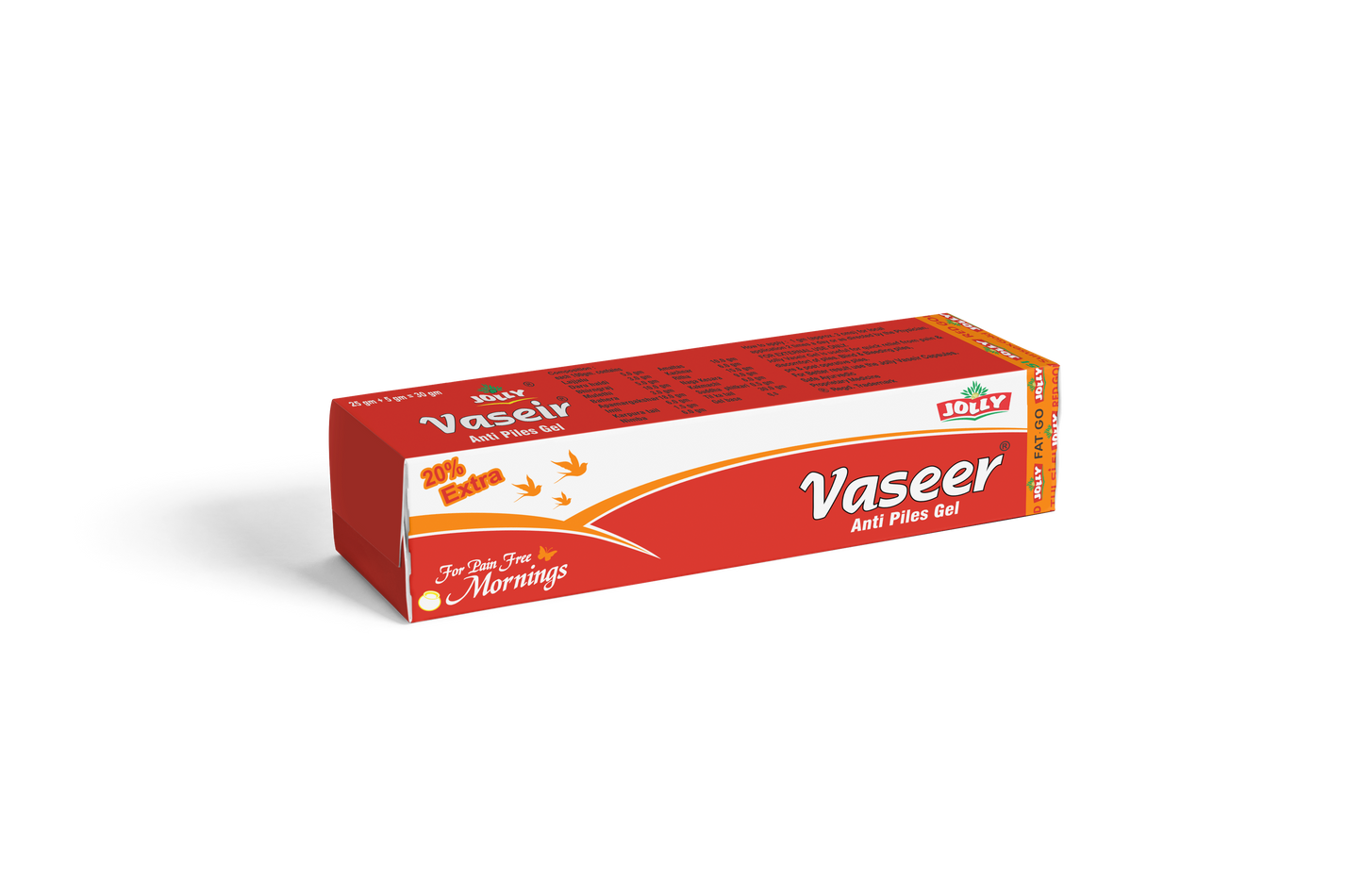 JOLLY VASEER ANTI PILES GEL - 30GM - BUY FOUR AND GET ONE FREE!